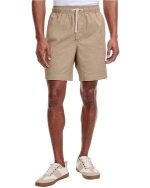 Lands' End 7" Lightweight Twill Pull On Deck Short - Natural
