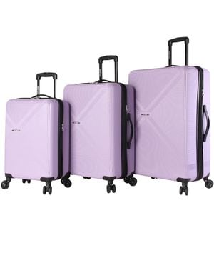 Steve Madden Vixen 3 Piece luggage - Purple