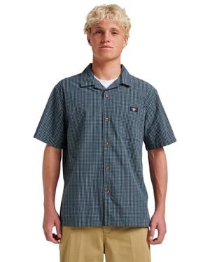 Quiksilver Liquid Metal Short Sleeve Shirt - Blue