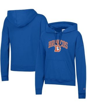 Champion Denver Broncos Powerblend Hoodie - Blue