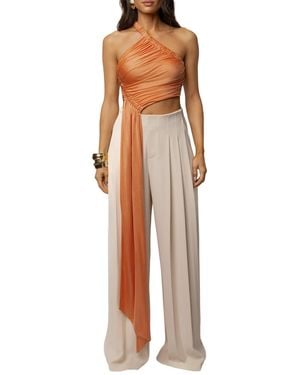 JLUXLABEL Spotlight Draped Top - White