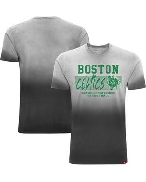 Sportiqe And Boston Celtics Bingham Sun-fade T-shirt - Gray