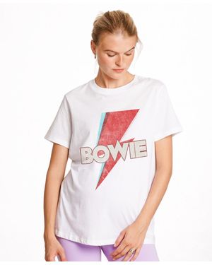 Nom Maternity Maternity The Groove Tee - White