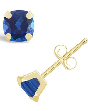 Macy's Gemstone Stud Earrings - Blue