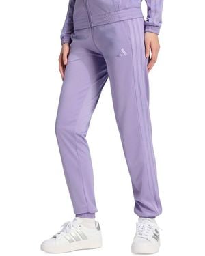adidas Tricot 3-stripes Track Pants - Purple