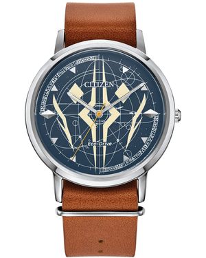 Citizen Eco-drive Star Wars Ahsoka Tano Leather Strap Watch 41mm - Blue
