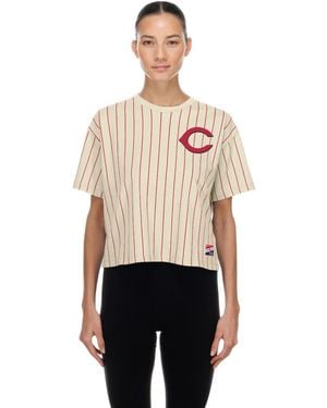 KTZ Cincinnati Reds Throwback Boxy T-shirt - White