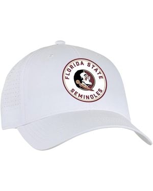 Ahead Florida State Seminoles Embroidered Adjustable Baseball Cap - White