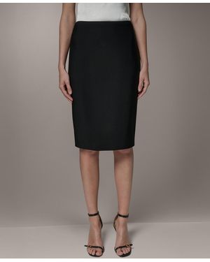 Donna Karan Pencil Midi Skirt - Black