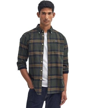 Barbour Portdown Plaid Shirt - Gray