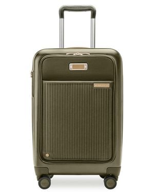 Briggs & Riley Essential Front Pocket Carry-on Expandable Spinner - Green