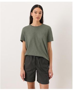 Pact Organic Cotton Featherweight Slub Relaxed Tee - Green
