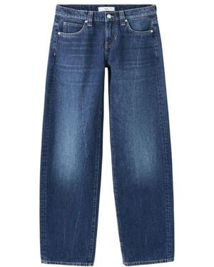 Mango Kaira Low-rise Balloon Jeans - Blue