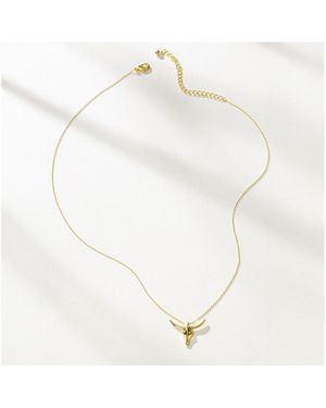 UNCOMMON JAMES 14k -plated Fighter Necklace - White