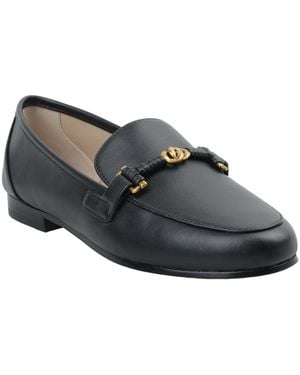 Giani Bernini Rinah Smooth Round Toe Loafers - Black