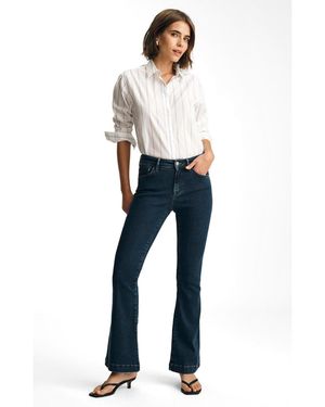 Mavi Mavi Sydney High Rise Flare Flare - Blue