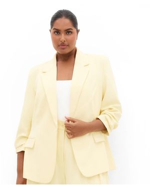 City Chic Abbie Blazer - Natural