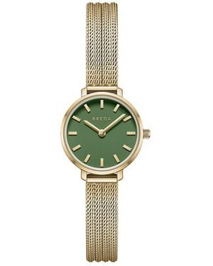 Breda Beverly Tethered 1760c And Metal Bracelet Watch - Green