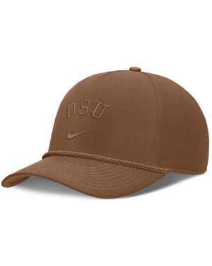 Nike And Ohio State Buckeyes Campus Prep Tonal Rope Rise 5-panel Adjustable Hat - Brown