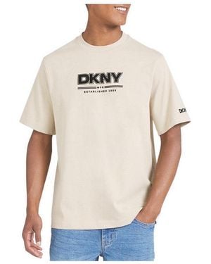 DKNY Relaxed-fit Heavyweight Cotton T-shirt - White