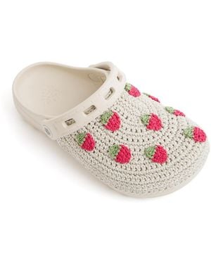 The Sak Bolo Clog - White