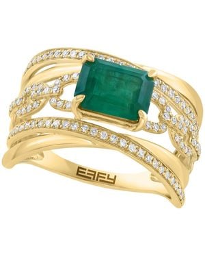 Effy Emerald (1-3/8 Ct. T.w. - Metallic