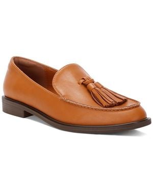 LONDON RAG Atilia Tassel Detail Loafers - Brown