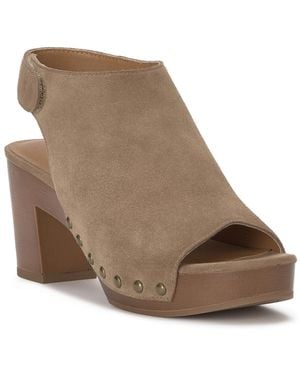 Lucky Brand Harpen Slingback Block Heel Shooties - Brown