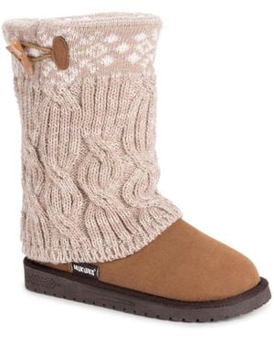 Muk Luks Cheryl Boots - Brown