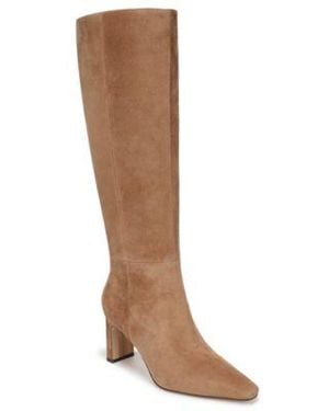 Sam Edelman Sylvia Snip Toe Knee High Dress Boots Regular Wide Extra Wide Calf - Brown
