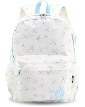 J World Oz 17" Daily Backpack For School And Travel - White