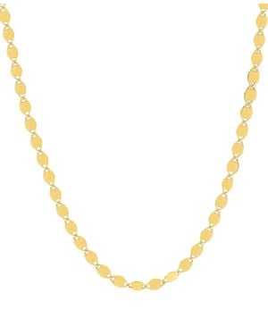 Italian Gold Leaf Chain 18" Necklace - Metallic