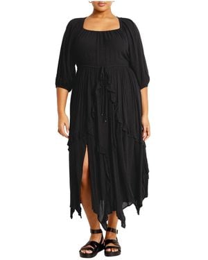 City Chic Plus Size Arzel Dress - Black