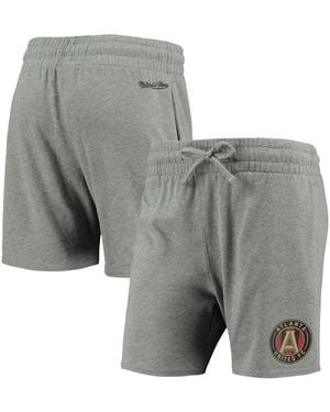 Mitchell & Ness Atlanta United Fc Logo Shorts - Gray