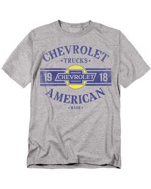Corvette Chevrolet Trucks Usa Made T-shirt - Gray