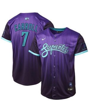 Nike Big Boys And Girls Corbin Carroll Arizona Diamondbacks 2025 City Connect Limited Player Jersey - Blue