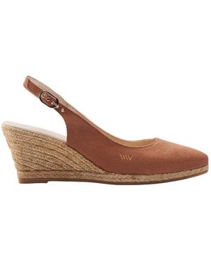 VISCATA Palomera Limited Edition Canvas Espadrille Wedges - Brown