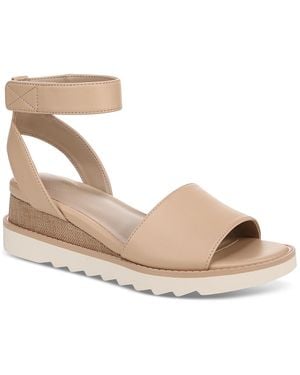Giani Bernini Constancia Ankle Strap Wedge Sandals - Metallic