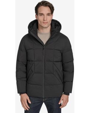 Marc New York Palmerton Micro Ripstop Puffer Jacket - Black