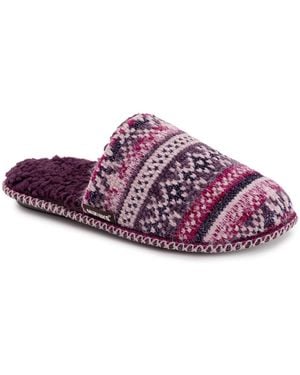 Muk Luks Ashlie Scuff Slipper - Purple