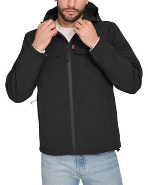 Levi's Hooded Rain Jacket - Black