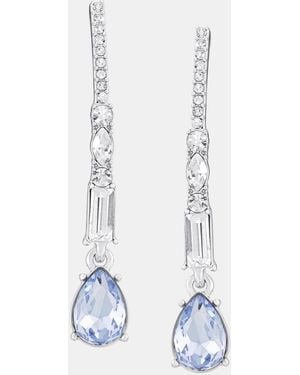 Givenchy Crystal Threader Earrings - White