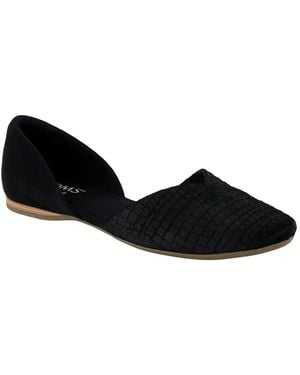 TOMS Gemma D'orsay Slip-on Flats - Black