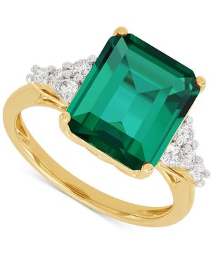 Grown With Love Lab Grown Gemstone & Lab Grown Diamond (1/3 Ct. T.w. - Green