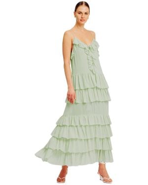 Torn By Ronny Kobo Orcadia Dress - Green