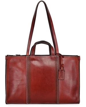 Old Trend Freesia Large Top Handle Tote Bag - Red