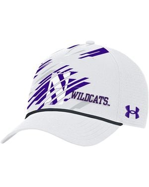 Under Armour Northwestern Wildcats College Essentials Driver Rope Adjustable Hat - Blue