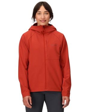 Marmot Pinnacle Driclime Hooded Jacket - Red
