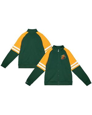 Mitchell & Ness Seattle Supersonics Mvp 2.0 Full-zip Track Jacket - Green
