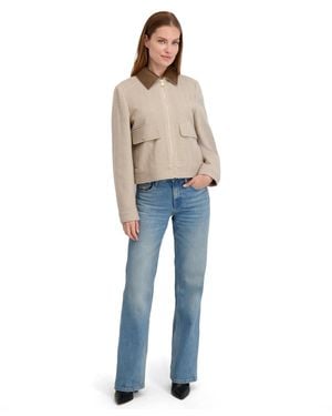 Laundry by Shelli Segal Belted Puffer Coat - Blue